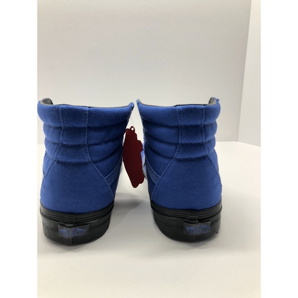 Vans Unisex Sk8-Hi True Blue Black Skate Shoe 10 Mens - Picture 6 of 9